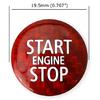 CarbonFiber Keyless Engine Push Start Button For MINI Cooper R56 R57 R58 R59 R60