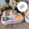 Food Safe Silicone Easters Eggs Tray Mould with 6 Compartments Ideal for Holiday Craft Easy Decorating and Art Projects