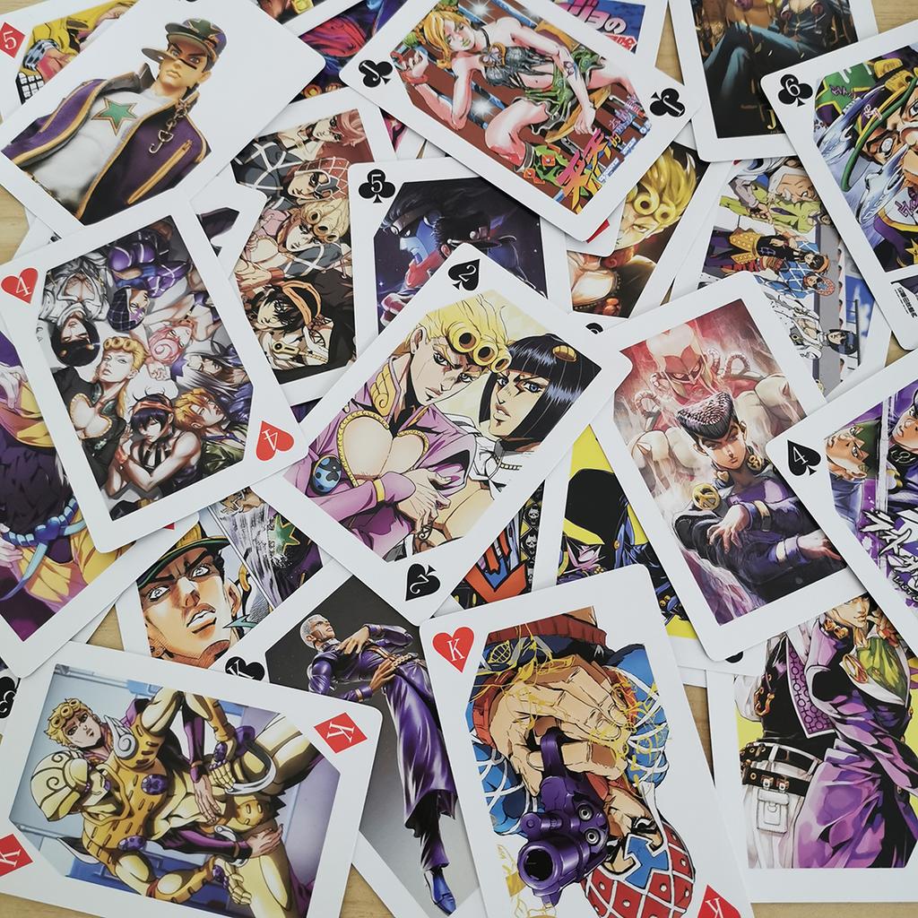 Cosplay Bordspel Kaarten Joseph Joestar Kujo Jotaro Josuke Hardcover Poker Speelgoed Cadeau Met Doos