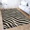 American Style Zebra Stripes Carpet Living Room Bedroom Decoration Bedside Plush Large Rugs Bathroom Water Uptake Non-slip Mat