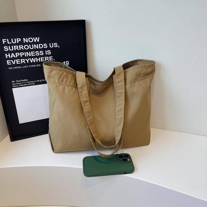 Student Class Shoulder Bag Women's Large Capacity Commuter Handbag Waterproof Tote Bag