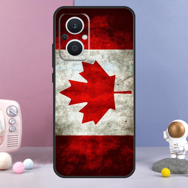 Canada Canadian Flag Funda For OPPO Reno 12 F 11F 13F 14F 10 11 13 14 Pro 7 8 Lite OPPO Find X9 X6 X5 X8 Pro Case