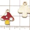 20 Colorful Cartoon House & Mushroom Enamel Alloy Charms for DIY Jewelry