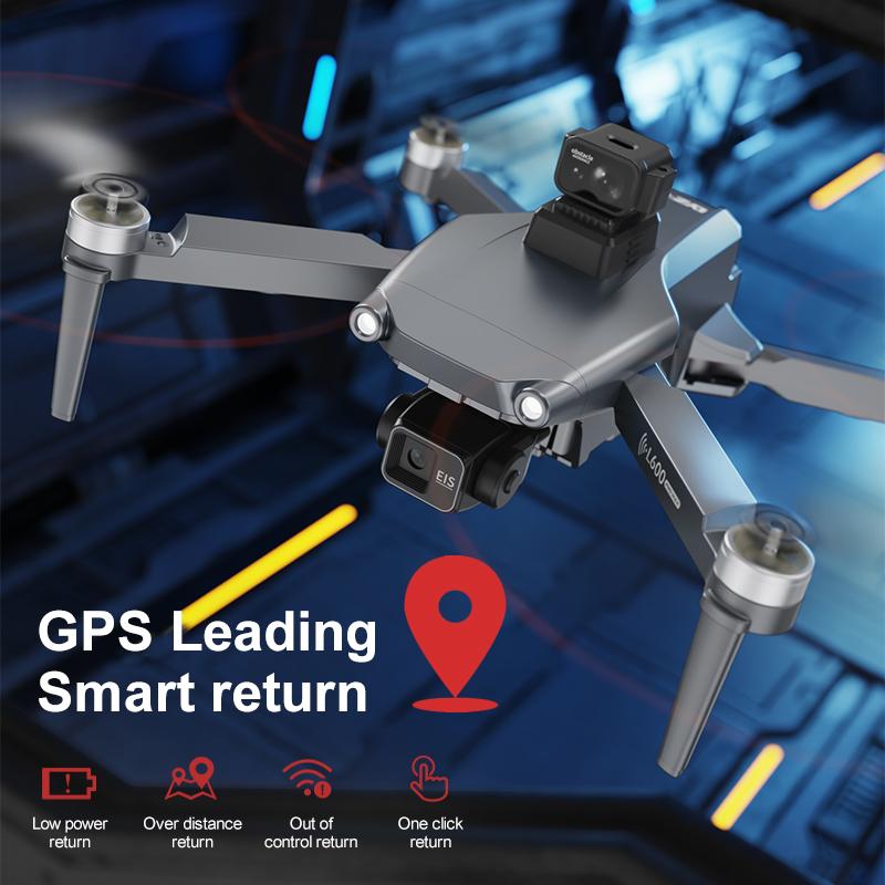 L600 Drone With Screen Controlled 5G GPS Profissional 8K HD Camera 3-axis Gimbal Obstacle Avoidance Brushless RC Quadcopter Toys