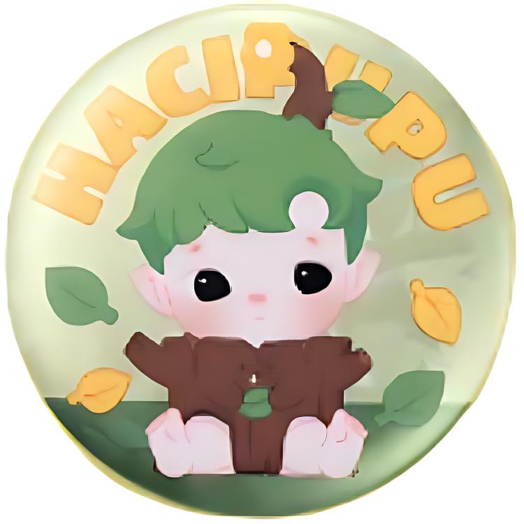 New POP MART Forest Adventure Collection Tinplate Badge Blind Box Products Single Mystery Box/Full Box 12 Pcs PPMT-2405-3000