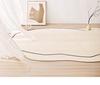 Irregular Shaped Wabi-Sabi Carpet: Thick Luxury Floor Mat for Living Room, Bedroom, Study, or Cloakroom