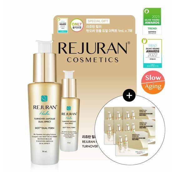 Original c-PDRN Rejuran Healer Turnover Ampoule Dual Effect 30ml+7ml Free Gift Plan