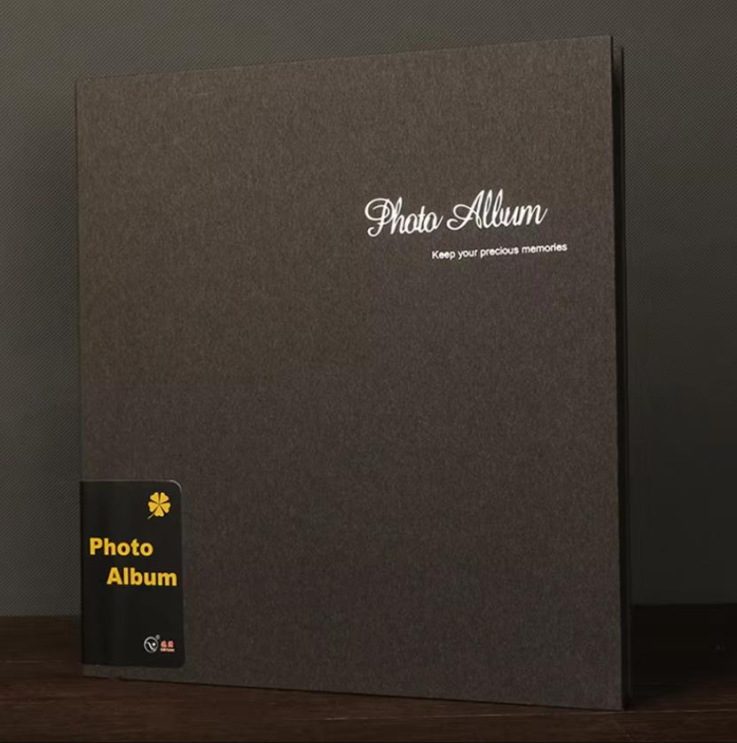 200 Photos Large Capacity Solid Color Photo Album Creative Children Growth Souvenir Album Household Simple Style Photo Album