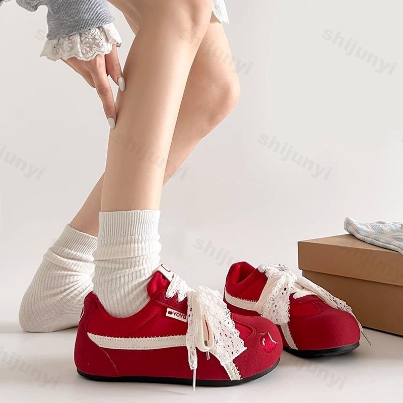 Fashion Fashion Women's Shoes 2025 New Spring Autumn Breathable Outdoor Non Slip Sneakers Lightweight Comfortable Soft Sole Casual Flats