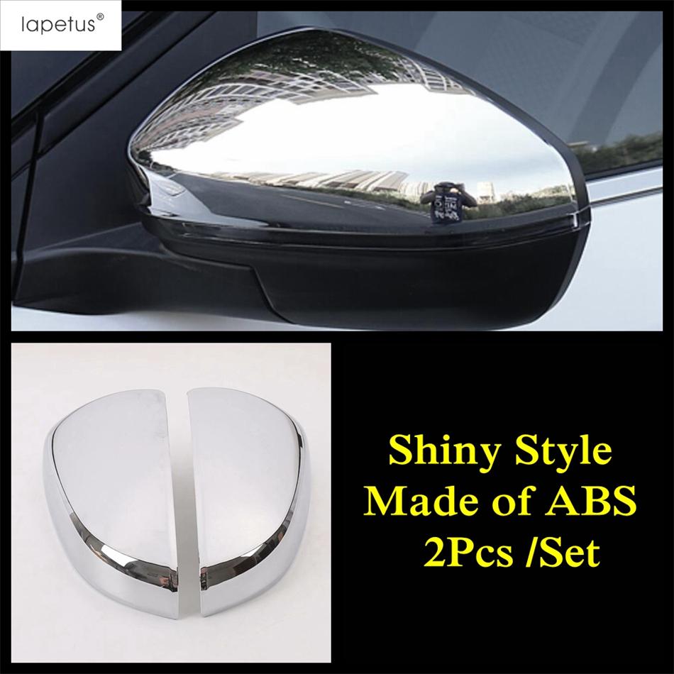 Car Rearview Mirror Cap Protection Cover Trim Accessories For Peugeot 3008 5008 GT 2017 -  / Citroen C5 Aircross 2018 - 2024 Shiny Style