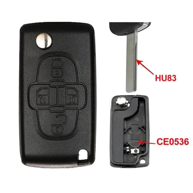 Superkey 10 Pcs Replacement For Peugeot Partner 207 307 308 407 807 For Citroen C2 C3 C5 Berlingo Remote Flip Car Key Shell Case
