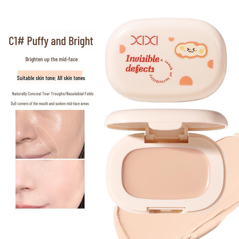 Xixi Soft & Smooth Traceless Concealer: Covers Tattoos, Spots, Acne Scars, Dark Circles, and Reduces Nasolabial Folds