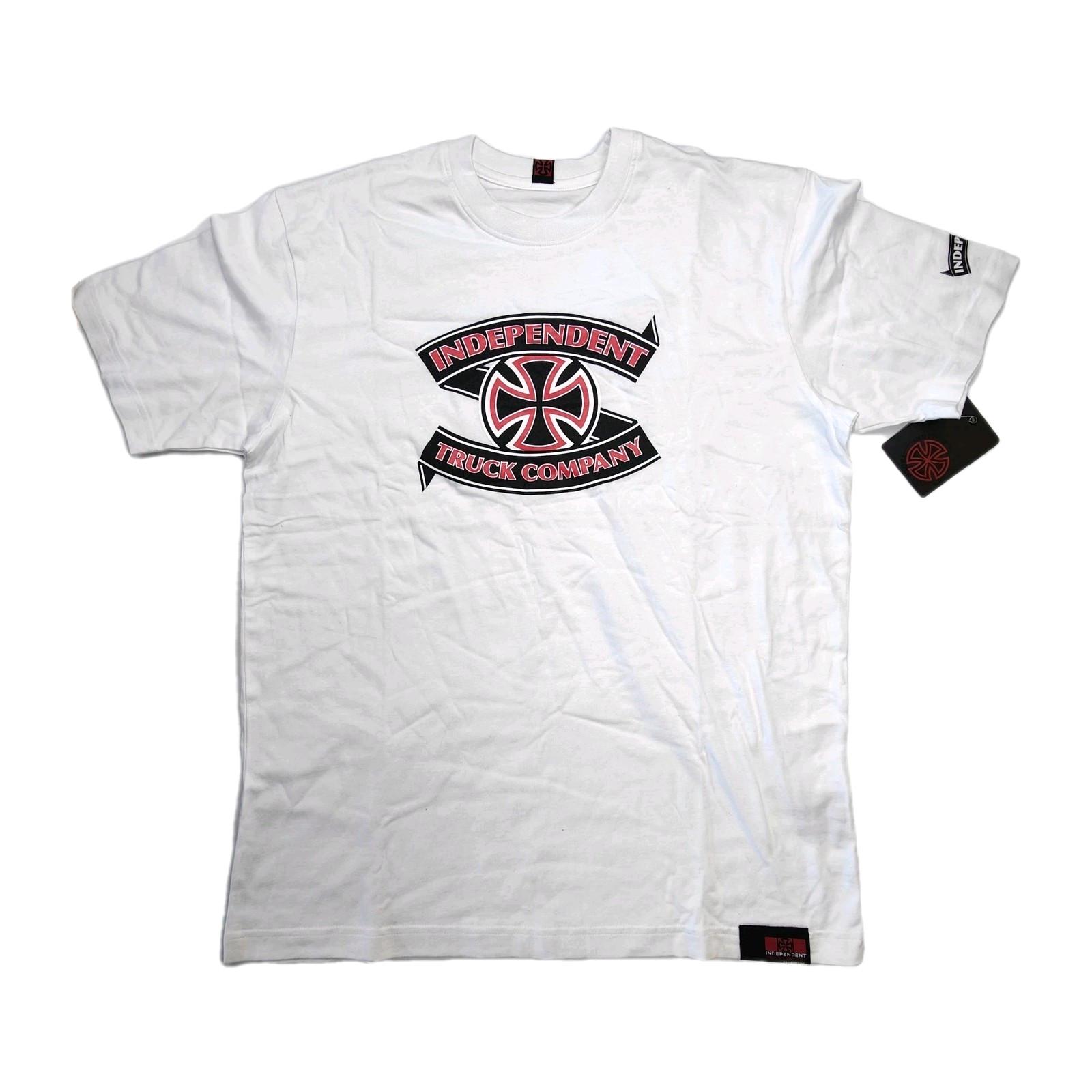 Independent Truck Co T-shirt Men s Medium White Skateboarding Streetwear BNWT XXXL