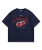 Original Day Chrome Cherry Übergröße Kurzarm-T-Shirt Marine
