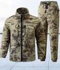 Men's Workwear: Breathable Camouflage Suit for Spring & Autumn - Durable, Thick, Wear-Resistant Outdoor & Training Gear.