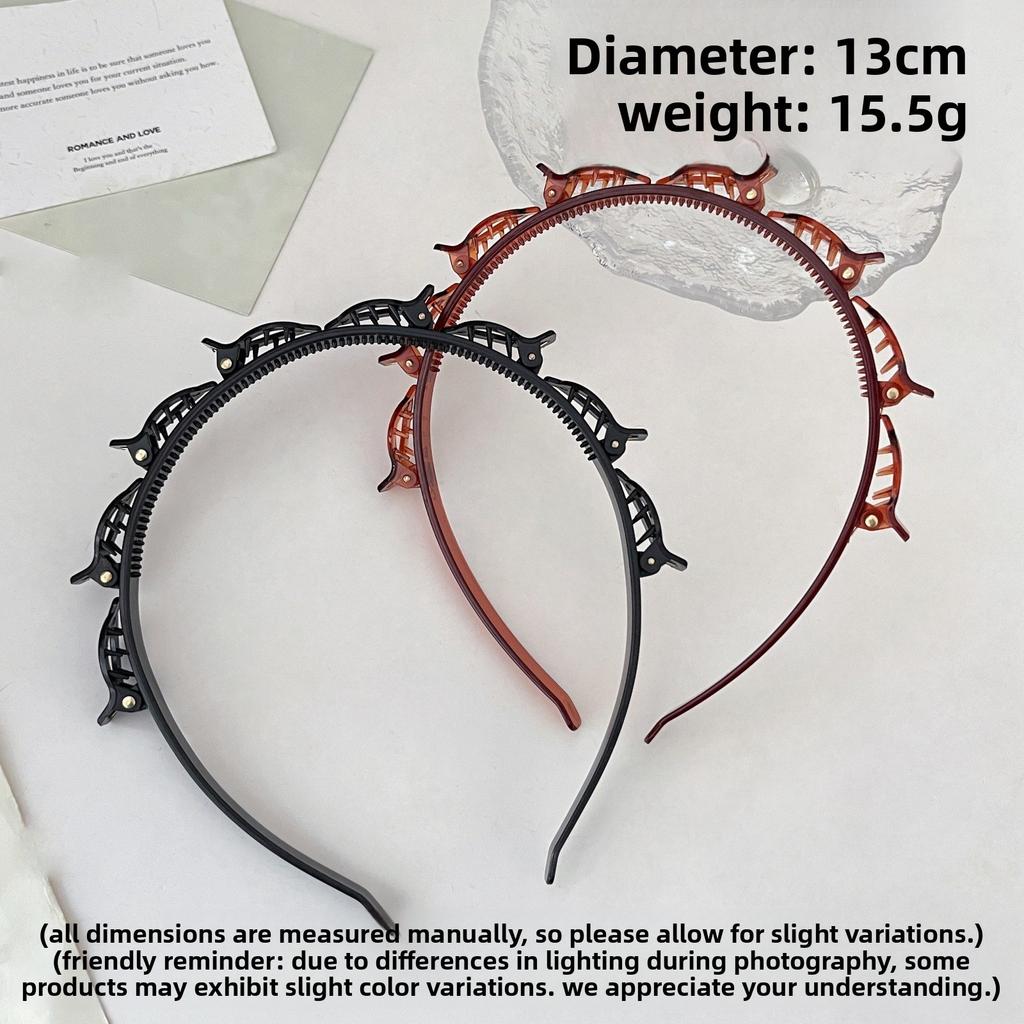 Korean Version of The Style Double-layer Bangs Clip Plate Headband Hairpin Hair Accessories