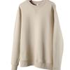 380g Heavyweight Combed Cotton Crewneck Sweatshirt, Fleece Long Sleeve Pullover, Relaxed Fit Triangle Cut, Unisex