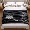 Skorpione Aufdruck Flanelldecke Benutzerdefinierter Name Text Weich Warm Überwurf Für Schlafzimmer Feiertagsgeschenk