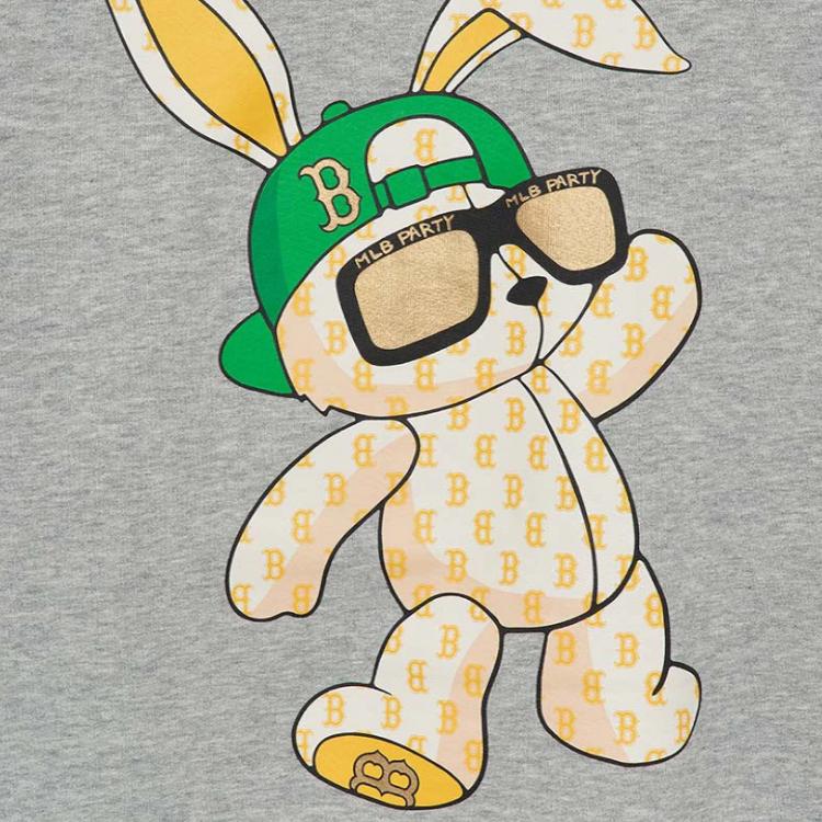 New MLB Sweatshirts Unisex Heather Gray 3AHDQ0131-43MGS