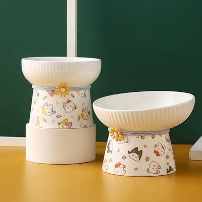 Changbaosen Ceramic Anti-Black Chin Pet Bowl