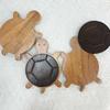 Cute Solid Wood Turtle Shape Insulation Mat - Kettle & Tea Coaster, Tableware Anti - Scald & Table Ornaments for Home Decoration