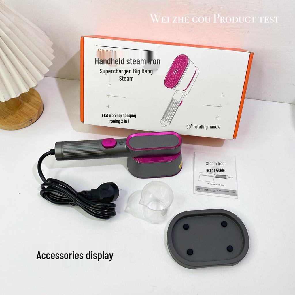 Compact Dual-Use Handheld Garment Steamer & Iron for Dry/Wet Use - Portable Electric Clothes Steamer