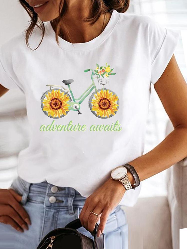 Clothes Fashion Love Plant Cute Lovely Style Short Sleeve Pr