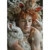 Two European Boys Wearing Wings Poster Handsome Gay Boy Love Prints Canvas Painting for Wall Art Living Room Home Decor Mural