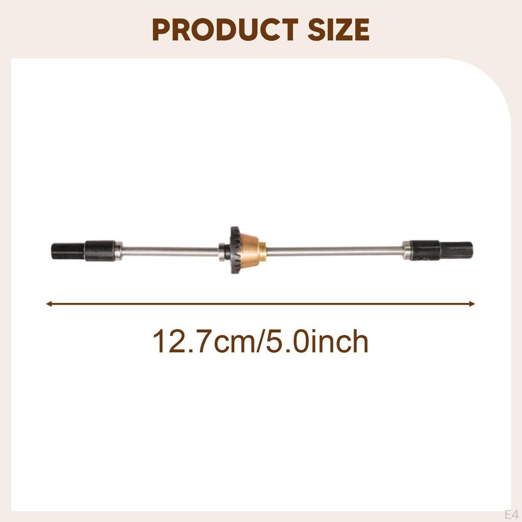 Metal RC Rear Bridge Assembly, Upgrade, Lightweight DIY Modification, Replacement Spare Parts for