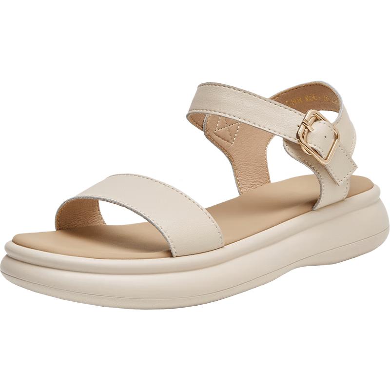 ZHR M561 Women s Platform Roman Slide Sandals 36