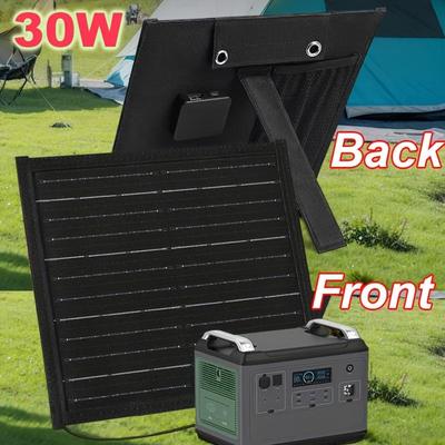Portable Solar Panel Solar Panels with 5V Dual USB Port for Camping,Cell Phone,Tablet and 5V Devices