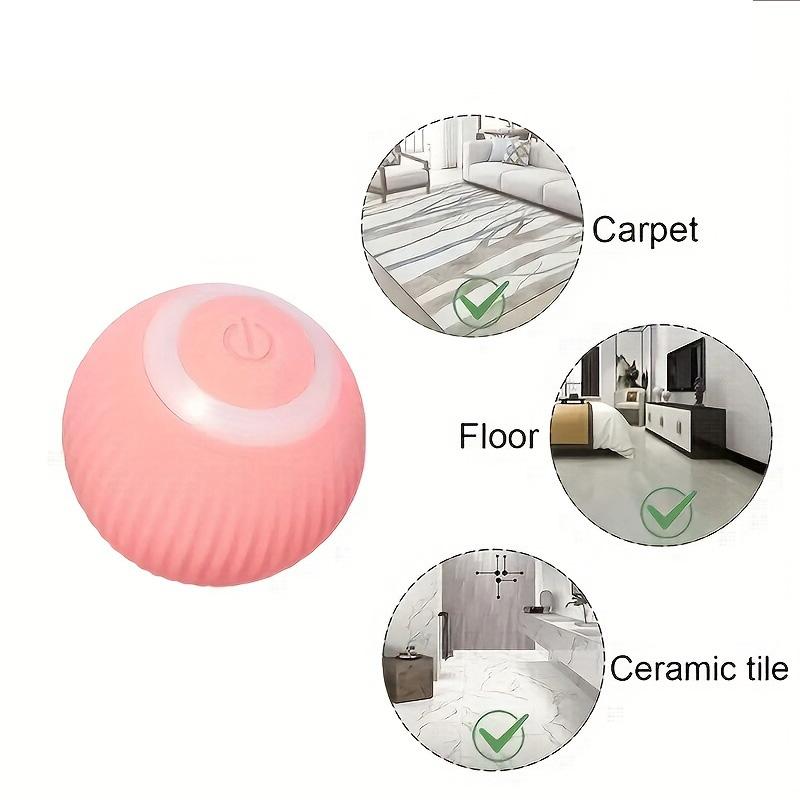 Smart USB Jumping Rotating Interactive Dog Chew Toy Ball for Puppy Ball Toys Automatic Moving Dog Toy Ball