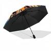 1PC Butterfly Mandala Automatic Open/close Umbrella with 8-Rib Structure for Women/Men, All-Season Use - Travel Essential, Stylish Accessory, Highqual