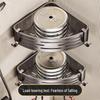 No-Drill Triangle Bathroom Wall-Mounted Shelf