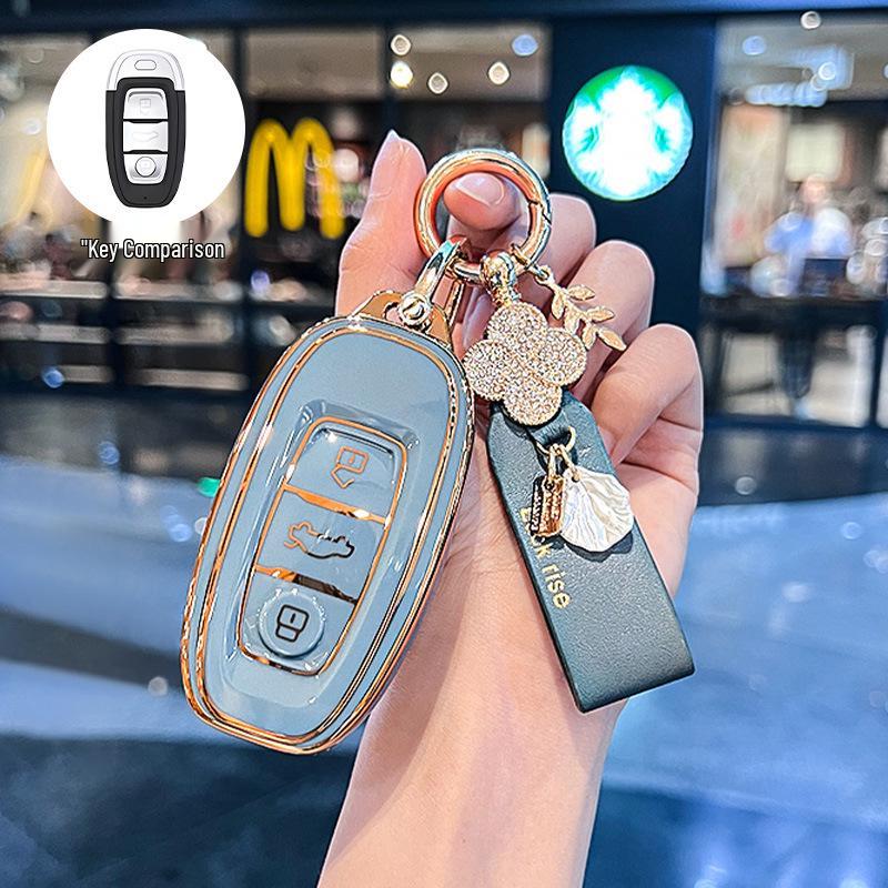 High-End Personalized Protective Shell for FAW Hongqi H7 Key - Stylish Unisex Design