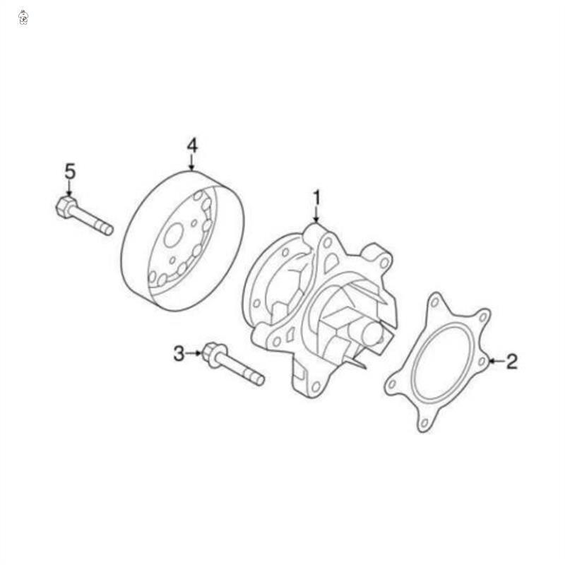 OEM-Quality 25100-04010 Engine Water Pump Assy For Kia Picanto 2012-2016 Performance