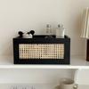 Rattan Storage Basket Solid Wood Organizer Boxes Durable Storage Box  Household
