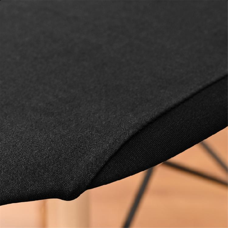 Protective Elastic Chair Cover Soft Milk Silk Fabric Universal Modern Aesthetic Armless Curved Shell Chair Slipcovers