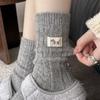 Ladies Autumn and Winter Thickened Warm Cloth Standard Dachshund Dog Wool Drum Pile Socks