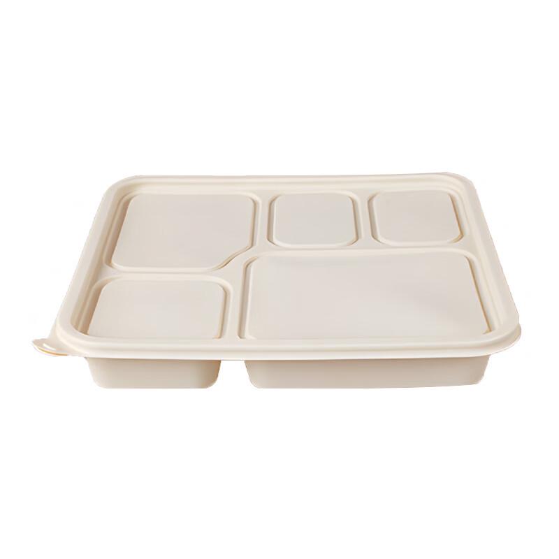 Yinmei Biodegradable 5-Compartment Corn Starch Takeaway Boxes