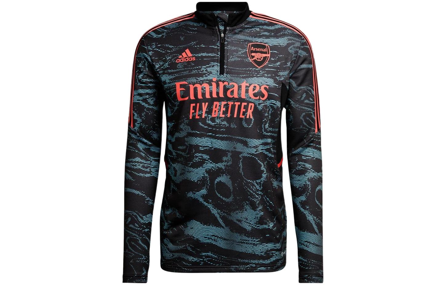 Adidas Arsenal Soccer Jerseys Men s Cyan Moderate Straight Fit HC1252 L