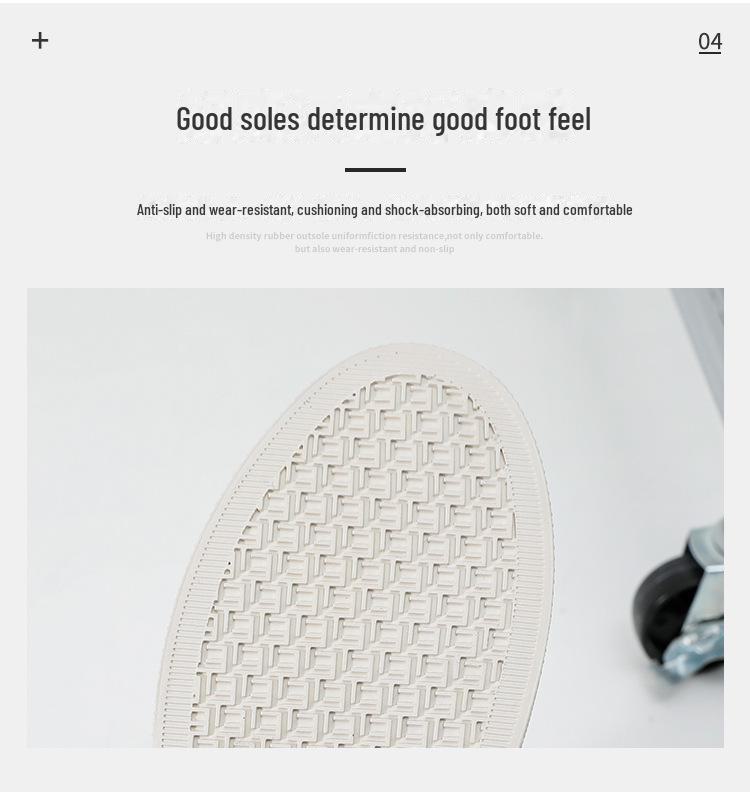 2023 Men's Trendy Low-Top Genuine Leather Sneakers, Korean Style, Breathable White Casual Shoes