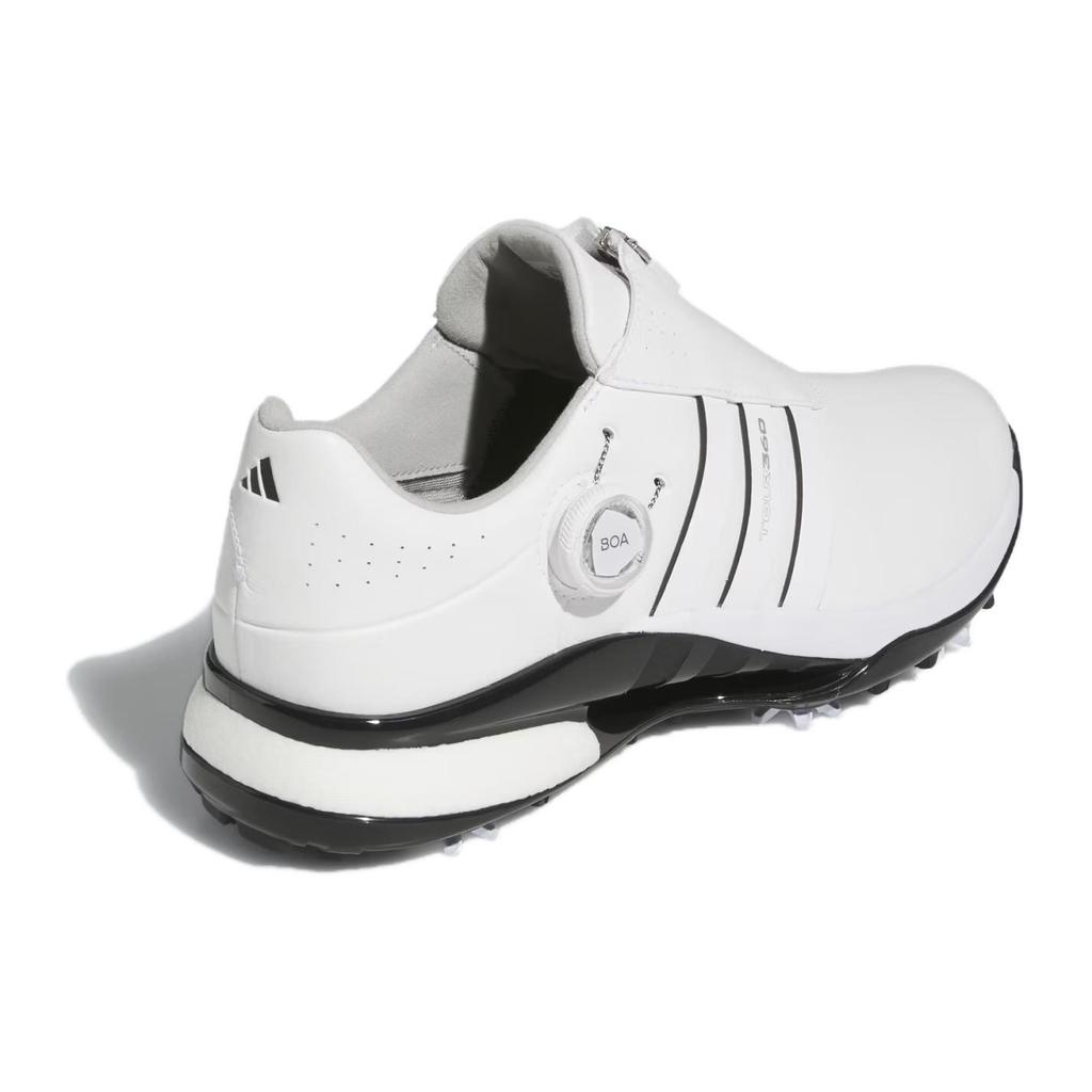 New Adidas Tour360 24 Boa Boost Cushioning Wear Resistant Low Top Golf Shoes Men's White IF0252
