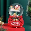 Cartoon Couple Crystal Ball Resin Snow Globe Music Box Toy