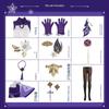 Genshin Impact Keqing Cosplay Costume Performance Outfit Liyue Seven Stars Game Clothing Performance Costume Cosplay Anime Stage Performance Costume