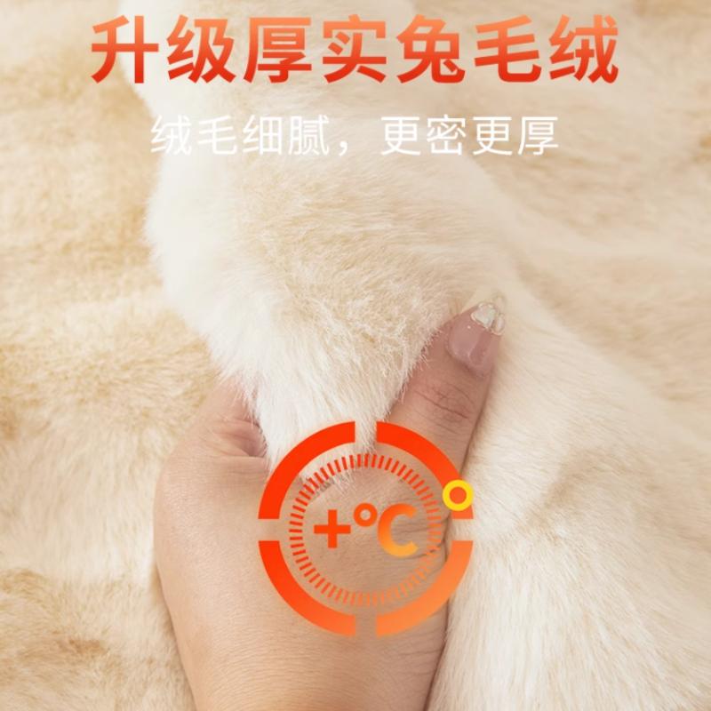 Black Bubbles Plush Sofa Cushion Couch Covers Solid Color Winter Thicken Sofa  Towel L Corner Soft Slipcovers Living Room Decor