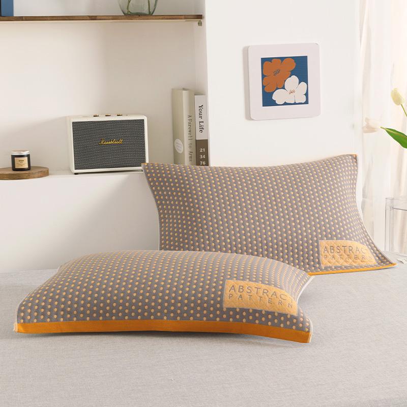 BrandNew Pure Cotton Pillow Cover a Pair of Cotton Gauze Pillow Cover Universal for All Seasons to Absorb Sweat