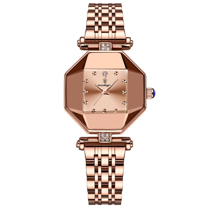 Top Brand New Waterproof Women's Watch Ultra-thin Quartz Diamond-encrusted Fashion Personalized Watch