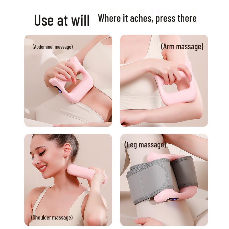 Women's High-Frequency Fitness Muscle Massager Ring for Full-Body Relaxation