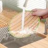 Bamboo Weaving Melamine Hot Pot Vegetable Plate Green Barbecue Serving Dish Multiple Styles for Restaurant Use